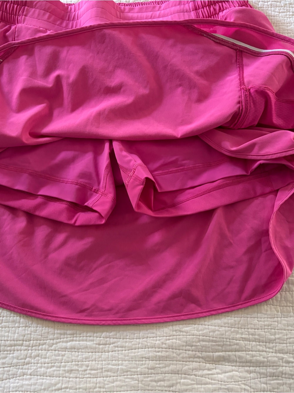 Lululemon Pink Pace Rival Skirt Skort - Size 12 - Picture 2 of 8